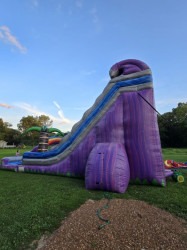 24’ purple water slide